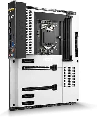 NZXT N7 Z590 - N7-Z59XT-W1 - مجموعة شرائح Intel Z590 (تدعم وحدات المعالجة المركزية من الجيل الحادي عشر) - اللوحة الأم للألعاب ATX - درع الإدخال/الإخراج المتكامل - اتصال WiFi 6E - بلوتوث V5.2 - أبيض in Kuwait