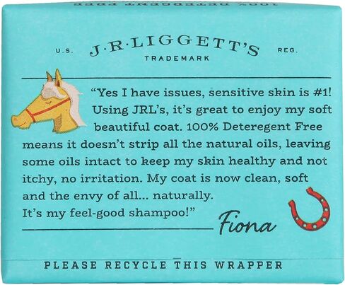 J·R·LIGGETT'S Cat Hair Shampoo Bar Great for Sensitive Skin | Relieves Dry, Itchy Skin | Hypoallergenic Formula and Biodegradable | 100% Detergent-Free, 100% Ecologically Correct, Non-GMO, 3.5 oz. in Saudi Arabia