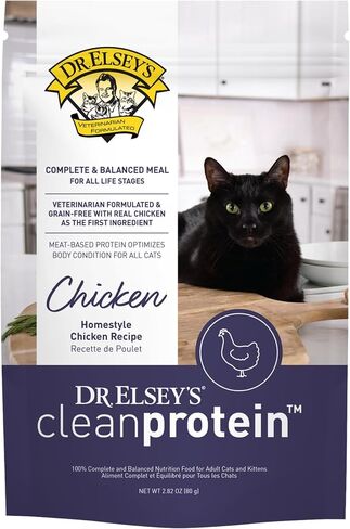 Dr. Elsey's Clean Protein Chicken Home Style Recipe All-Meat Pouch (Pack of 12) in Kuwait