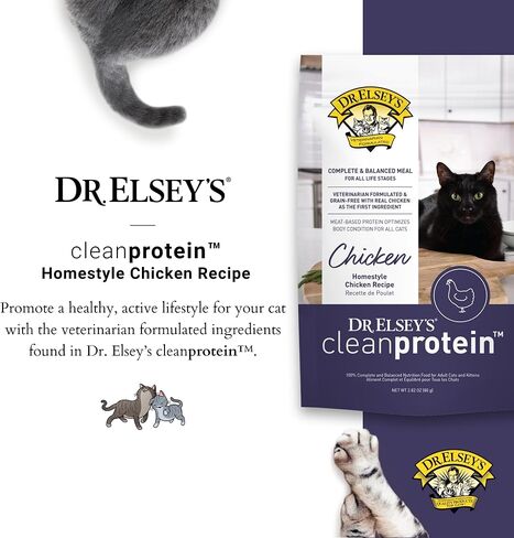 Dr. Elsey's Clean Protein Chicken Home Style Recipe All-Meat Pouch (Pack of 12) in Kuwait