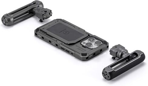 Tilta Khronos Lightweight Kit Compatible with iPhone 15 Pro - Space Gray | Includes Phone Case and Adjustable Handles in Saudi Arabia