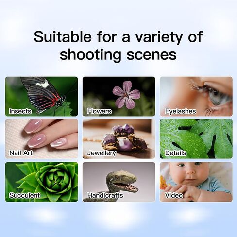 Kase Master Macro Lens for iPhone 15 14 13 12 Pro Max Samsung Pixel Android, Phone Camera Macro Lens with Shoot Distance 40-85mm in Saudi Arabia