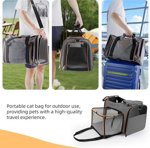 ROYPET Cat Carrier, Portable Pet Carrier Bag Pink in Saudi Arabia