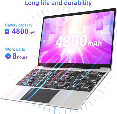 كمبيوتر محمول Jumper، ذاكرة وصول عشوائي 4 جيجابايت وتخزين 320 جيجابايت، Office 365 سنة واحدة، كمبيوتر محمول مع وحدة المعالجة المركزية Celeron N4100، شاشة FHD 1080P، 2.4G+5G WiFi، BT4.0، بطارية 35.52WH، 2 مكبرات صوت، أجهزة كمبيوتر محمولة محمولة 14 بوصة. in Kuwait