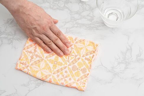 Shirayuki Japanese Kitchen Cloth KYO-YUZEN. Made Layered Fine Mesh Cloth. Dish Wipe, Table Wipe, Hand Wipe. Made in Japan (Pink, Happy Skull) in Saudi Arabia