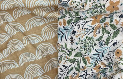 Sunshine & Sea Newborn Nursery Muslin Swaddle Blanket (Blue Rainbow), Baby, Coral, 00003-CRLRN in Kuwait