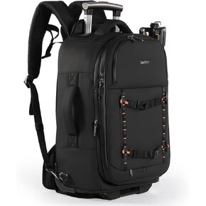 Cwatcun D136Camera Backpack Rolling