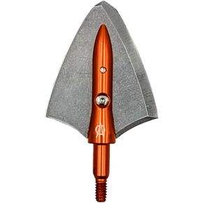 Overkill Bison Single Bevel Broadheads, Razor Sharp, Premium Stainless Steel Blades, Convex Edge, 1 1/2" Wide Cut, 25° Single Bevel, 54 HRC, 200 Grains, 3-Pack