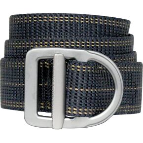 Bison Designs Delta Belt - by - Light Duty 38mm - USA Made - Navy Stripes l, Line Navy, up to 42"