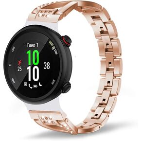 Jewelry Steel Bracelet Compatible with forerunner 45/45S Running Watch Band for Women Accessories Replacement Strap
