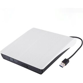 ULANSeN USB 3.0 External DVD Drive USB Portable Player for Laptop CD DVD +/-RW Disk Drive CD ROM Burner Writer CD/DVD Burner Reader Compatible with Desktop Windows Linux OS Apple MacBook (Black)
