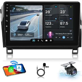8core 4+32G Android 13 Car Radio Stereo for Toyota Tundra 2007-2013 Toyota Sequoia 2008-2018 - 10.1 Inch Upgrade 5GWiFi Wireless Carplay Android Auto 1280 * 800 Touch Screen