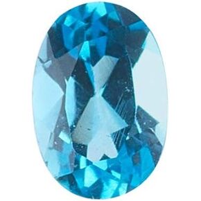 Swiss Blue Topaz Oval Shape AAA/AA Quality Loose Gemstone from 5x4MM-20x15MM