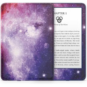 Tacky Design Galaxy Skin for Kindle Paperwhite Skin Wrap, Purple Skin for Kindle Stickers, Premium Vinyl 3M Full Wrap for Kindle Paperwhite Covers for (Kindle Paperwhite (11th Gen, 2021))