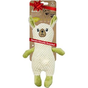 Eco-Bud Happy Pet Toy for Dogs, Densely Woven Squeaky Dog Toys with Built in Squeak, Long-Lasting and Durable Dog Toys, Recycled Plush Dog Squeaky Toys