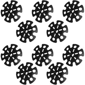 10 pcs Removable Mud Ski Basket Trekking Pole Snowflake Basket,Removable Mud Ski Basket Replacement Accessory for Hiking Poles