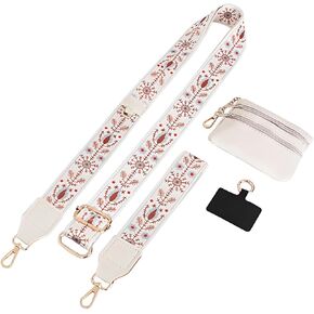 Clip And Go Strap for Phone With Zipper Pouch, Crossbody Cell Phone Strap with Wallet