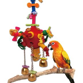Premium Bird Toys, Bird cage Toys, Parrot Toys, Suitable for Parakeets, Budgies and Amazons, Macaws, African Grey Parrots, Durable chew Toys for Large Birds