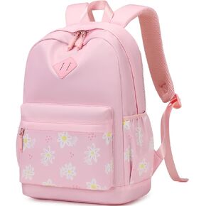 Pink Travel Backpack for Women Girls Backpacks for School Floral Lightweight Cute Toddler Schoolbag Bookbag Water Resistant Carry on Laptop Back pack Flower Daypack in Kuwait