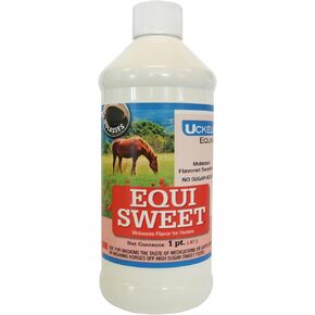 Uckele by SmartEquine Equi Sweet Molasses | Sugar-Free Liquid with Stevia | Perfect for Picky Eaters, Enhances Feed Palatability | 1 Pint in Kuwait