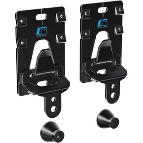 HOME VISION No Stud TV Wall Mount, No Drill TV Bracket for Most 26-100 inch LED/LCD Flat Screen TVs Up to 200lbs, 1.18'' Ultra Slim Low Profile TV Mount, Fits 8" -24" Wood Studs, HV1402