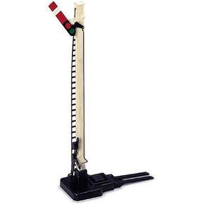 Hornby Single Home Signal Display OO Scale Model Train Track Accessory R171 Small, White & Red