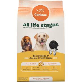 Canidae All Life Stages Multi-Protein Recipe with Chicken, Turkey, Lamb, and Fish – High Protein Premium Dry Dog Food for All Ages, Breeds, and Sizes– 40 lbs.