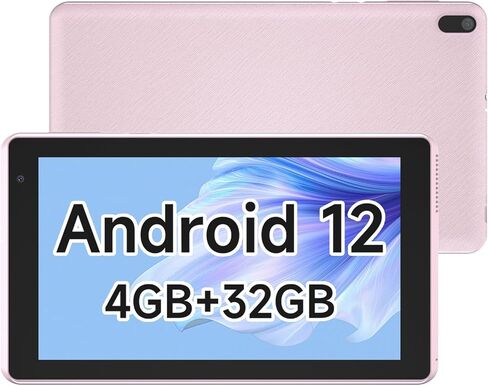 2024 Android 12 Tablet, 7 inch Tablet, 4GB RAM+32GB ROM/ 512GB Expandable Tablet PC,1.6Ghz Quad-core Processor Computer Tablet, 1024*600 IPS Touch Screen, 5MP Dual Camera, WiFi, Game, Bluetooth Tablet in Saudi Arabia