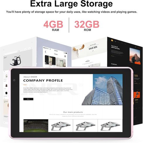 2024 Android 12 Tablet, 7 inch Tablet, 4GB RAM+32GB ROM/ 512GB Expandable Tablet PC,1.6Ghz Quad-core Processor Computer Tablet, 1024*600 IPS Touch Screen, 5MP Dual Camera, WiFi, Game, Bluetooth Tablet in Saudi Arabia