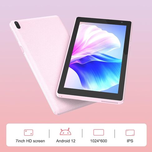 2024 Android 12 Tablet, 7 inch Tablet, 4GB RAM+32GB ROM/ 512GB Expandable Tablet PC,1.6Ghz Quad-core Processor Computer Tablet, 1024*600 IPS Touch Screen, 5MP Dual Camera, WiFi, Game, Bluetooth Tablet in Saudi Arabia