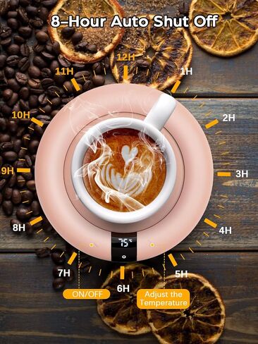 Coffee Mug Warmer, 36W Cup Warmer for Desk with 8H Auto Shut Off, 3 Temp Settings, Mug Warmer Heating Coffee, Beverage, Milk, Tea, Candle Warmer Plate for Desk Home, Office(No Cup) (Black) in Saudi Arabia