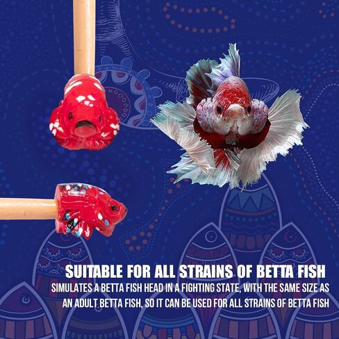 KOIKA Fish Training Stick Toys Fish Tank Decor Betta Training Wand (Fish Training Wand) in Kuwait