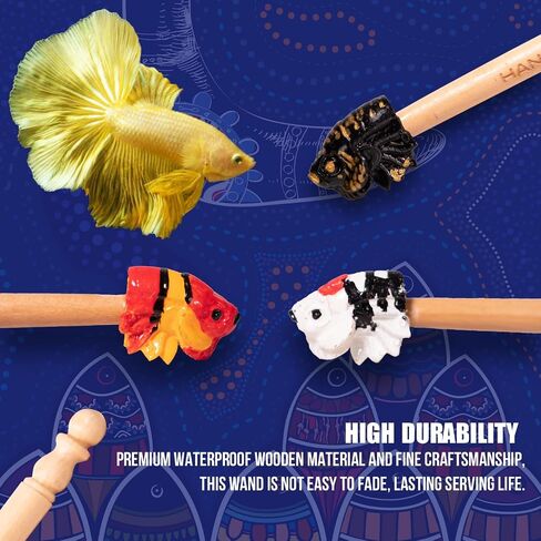 KOIKA Fish Training Stick Toys Fish Tank Decor Betta Training Wand (Fish Training Wand) in Kuwait