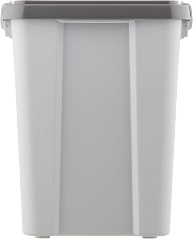 IRIS USA Stackable Dog Food Storage Container with 2 Cup Scoop, Up to 30 lbs, Pet Dry Food Bin, Gasket Seal Lid, BPA Free, Stackable, Secure Latches, Easy Measure, Gray/Dark Gray in Kuwait