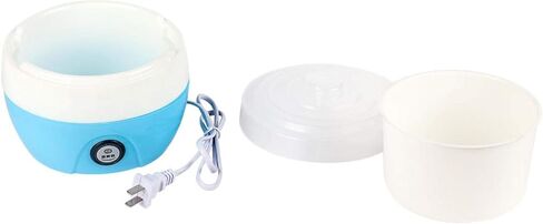 صانع الزبادي الأوتوماتيكي، ماكينة صنع الزبادي الأوتوماتيكية بسعة 1 لتر، ماكينة صنع الزبادي الأوتوماتيكية، لمقهى المطبخ المنزلي (أزرق، وردي) in Kuwait