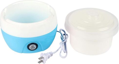 صانع الزبادي الأوتوماتيكي، ماكينة صنع الزبادي الأوتوماتيكية بسعة 1 لتر، ماكينة صنع الزبادي الأوتوماتيكية، لمقهى المطبخ المنزلي (أزرق، وردي) in Kuwait