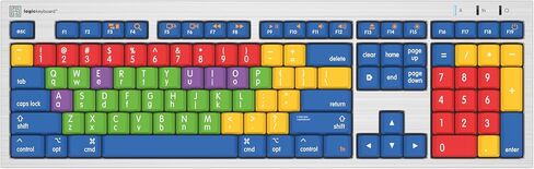 Logickeyboard Kids Learning Board • Teaching Vowels and Consonants, and Lowercase vs Capital Letters • for School and Private use • Two Built-in USB Ports • Plug-and-Play with Windows 7-11 in Saudi Arabia