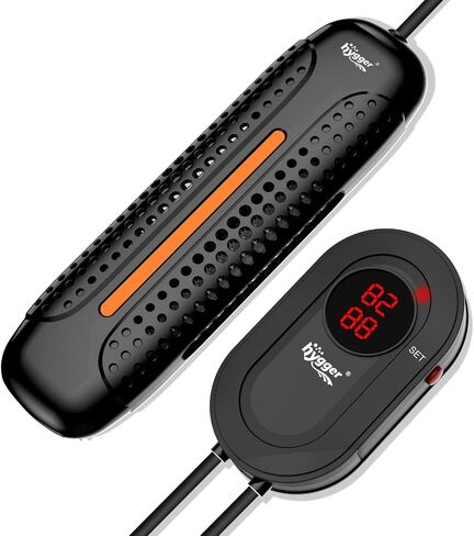hygger Aquarium Heater 1200W Fish Tank Heater with LED Controller, Multiple Safety Protections, Anti-Cooking Fish Alarm, Auto Stop Heating Protection, for 132-264 Gallon Freshwater Saltwater Tank in Kuwait