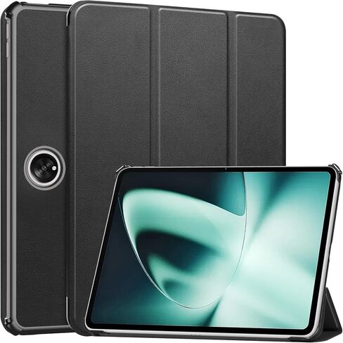 for OnePlus Pad 2 Case 12.1 inch, Ultra Thin and Lightweight, Quality PU, Scratch Resistant, Black in Saudi Arabia