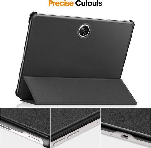 for OnePlus Pad 2 Case 12.1 inch, Ultra Thin and Lightweight, Quality PU, Scratch Resistant, Black in Saudi Arabia