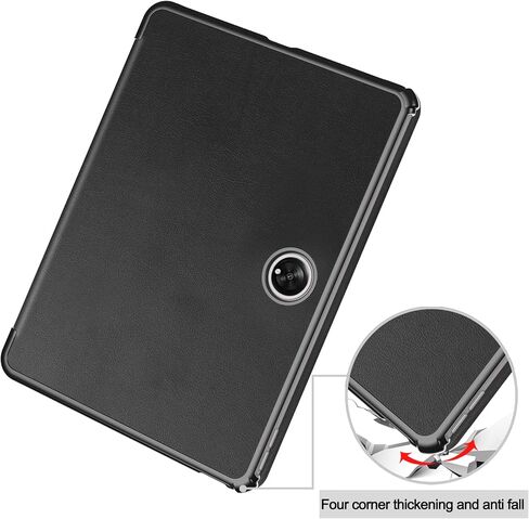 for OnePlus Pad 2 Case 12.1 inch, Ultra Thin and Lightweight, Quality PU, Scratch Resistant, Black in Saudi Arabia