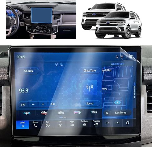 Ram 12 Inch Screen Protector for 2019-2025 Dodge Ram 1500 2500 3500 Uconnect 5 Nav Pickup Truck 12-In Display Ram 1500 Accessories 9H Anti-Scratch Tempered Glass Protective Film in Saudi Arabia