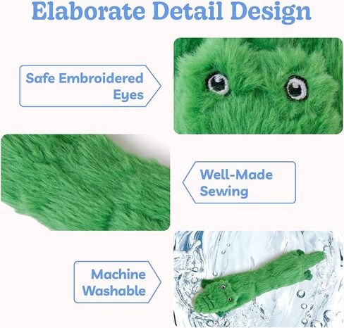 SHARLOVY Dog Squeaky Toys 5 Pack, Bubble Plush Puppy Teething Pet Toys, Crinkle No Stuffing Animals Dog Toy, Doggies Chew for Large Small Medium Breeds in Saudi Arabia