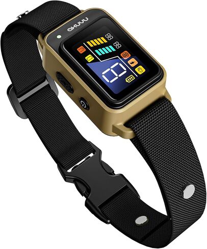Dog Bark Collar, Rechargeable Smart Barking Collar, Anti Bark Training Collar with Adjustable Sensitivity Beep Vibration Shock, Bark Shock Collar for Small Large Medium Dogs in Saudi Arabia