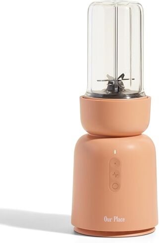 Our Place Splendor Blender, 1000W High-Power Blender with 25 oz Travel Cup | 1000W, ultra-sharp blades, 2 blending modes, 25 oz personal cup and drinking lid for smoothies and shakes, travel-friendly in Saudi Arabia