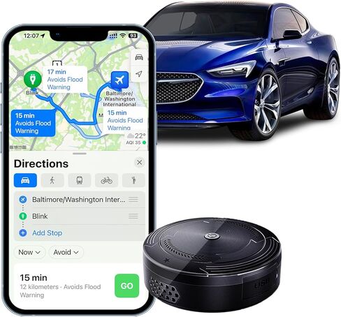 جهاز تعقب GPS صغير للمركبات جهاز تعقب GPS للسيارة في الوقت الحقيقي للأطفال مع تغطية عالمية كاملة ووقت استعداد طويل للمركبة، لا يتطلب الاشتراك/لا يوجد اتصال داخلي صوتي برسوم شهرية in Kuwait