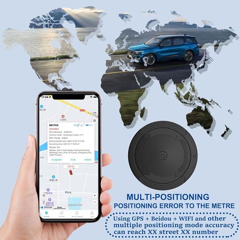 جهاز تعقب GPS صغير للمركبات جهاز تعقب GPS للسيارة في الوقت الحقيقي للأطفال مع تغطية عالمية كاملة ووقت استعداد طويل للمركبة، لا يتطلب الاشتراك/لا يوجد اتصال داخلي صوتي برسوم شهرية in Kuwait