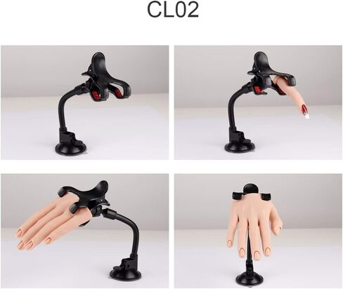 KnowU Gooseneck Bed Phone Holder Mount Flexible Long Arm Clip Clamp for Desk, Nail Practice Hands Bendy Lazy Bracket Bedside Stand in Kuwait