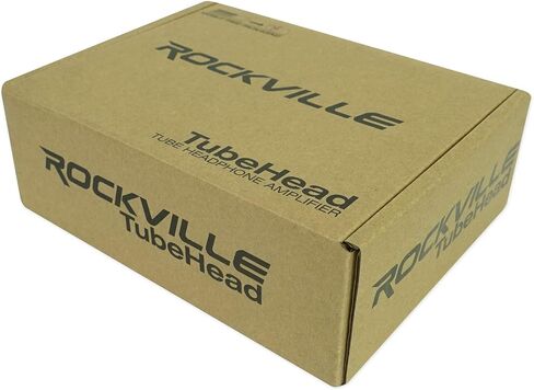Rockville TubeHead Tube Headphone Amplifier Amp / 6K4 Tubes / 16-300 Ohms/180mW, Black in Saudi Arabia