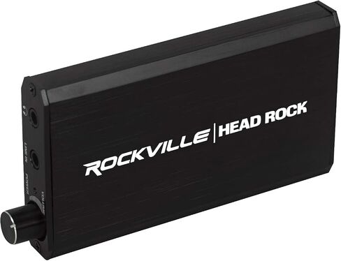 مضخم سماعة الرأس Rockville TubeHead Tube / 6K4 أنابيب / 16-300 أوم/180 ميجاوات، أسود in Saudi Arabia